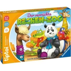 Ravensburger Tiptoi Der Verrückte Rechen-Zoo, Brettspiel