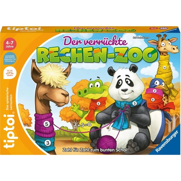 Ravensburger Tiptoi Der Verrückte Rechen-Zoo, Brettspiel – Bild 2