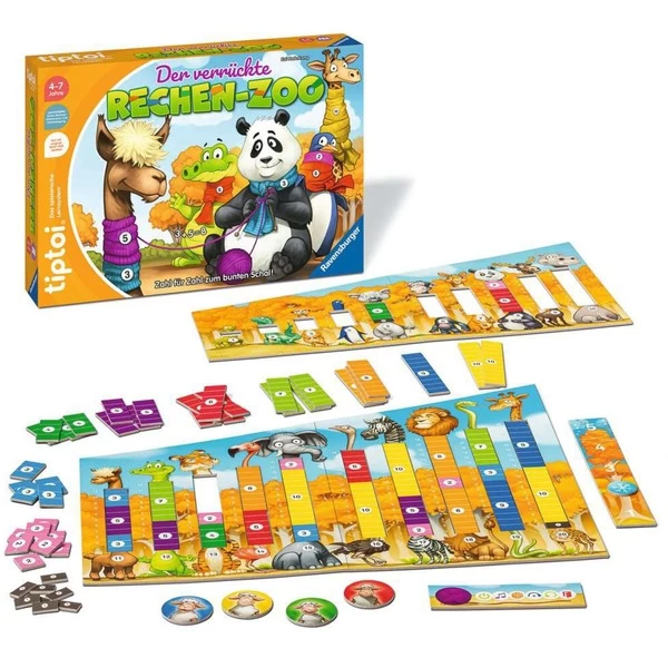 Ravensburger Tiptoi Der Verrückte Rechen-Zoo, Brettspiel – Bild 3