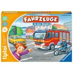 Ravensburger Tiptoi Fahrzeuge In Der Stadt, Brettspiel
