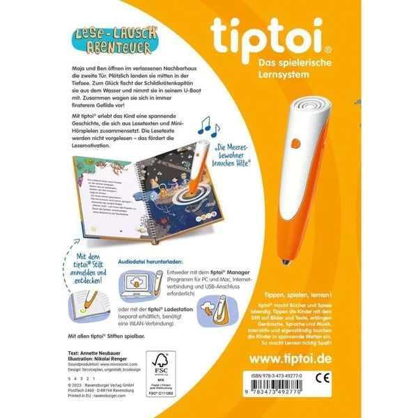 Ravensburger Tiptoi Lese-Lausch-Abenteuer: Tiefsee, Lernbuch – Bild 3