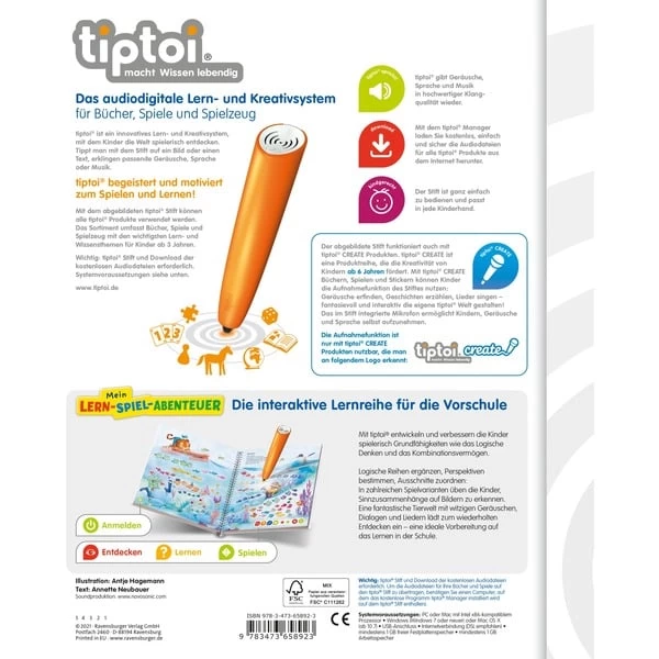 Ravensburger Tiptoi Mein Lern-Spiel-Abenteuer: Logisches Denken, Lernbuch – Bild 2