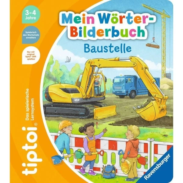 Ravensburger Tiptoi Mein Wörter-Bilderbuch: Baustelle, Lernbuch – Bild 2