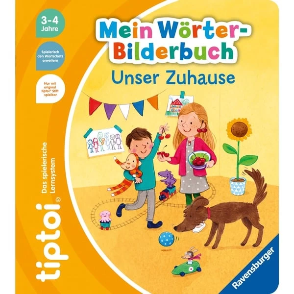 Ravensburger Tiptoi Mein Wörter-Bilderbuch: Unser Zuhause, Lernbuch