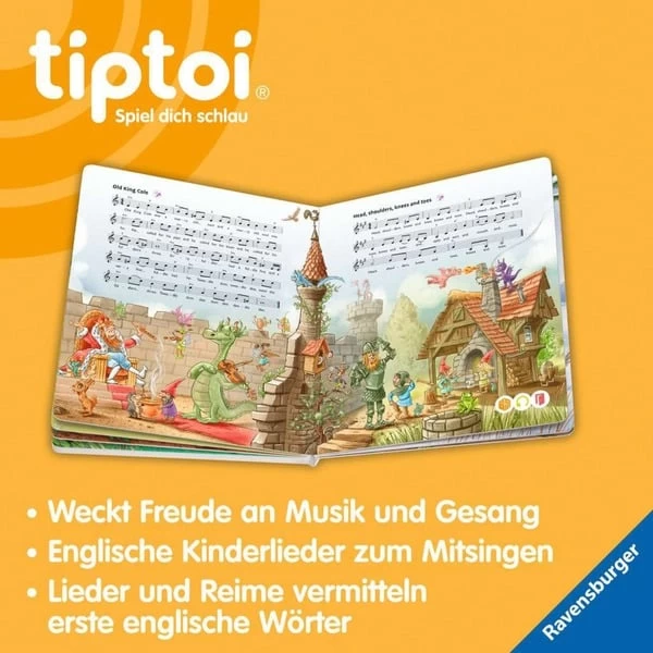 Ravensburger Tiptoi Meine Schönsten Englischen Kinderlieder, Lernbuch – Bild 5