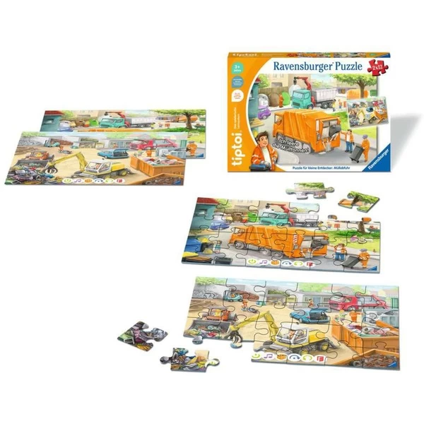 Ravensburger Tiptoi Puzzle Für Kleine Entdecker: Müllabfuhr – Bild 2
