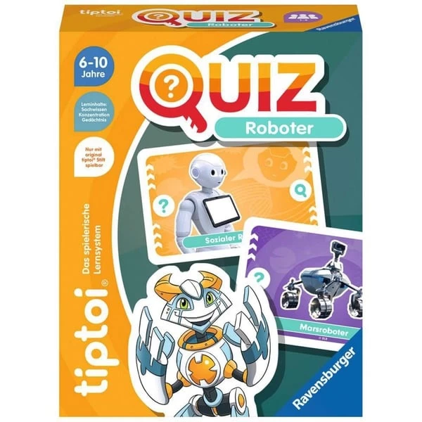 Ravensburger Tiptoi Quiz Roboter, Quizspiel – Bild 2