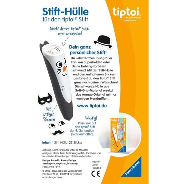 Ravensburger Tiptoi Stift-Hülle Zum Wechseln In Schwarz, Schutzhülle – Bild 4
