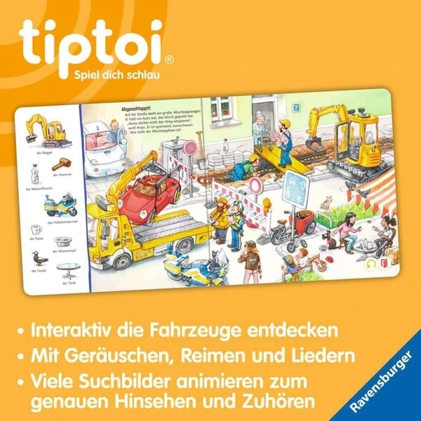 Ravensburger Tiptoi Suchen Und Entdecken: Fahrzeuge, Lernbuch – Bild 5