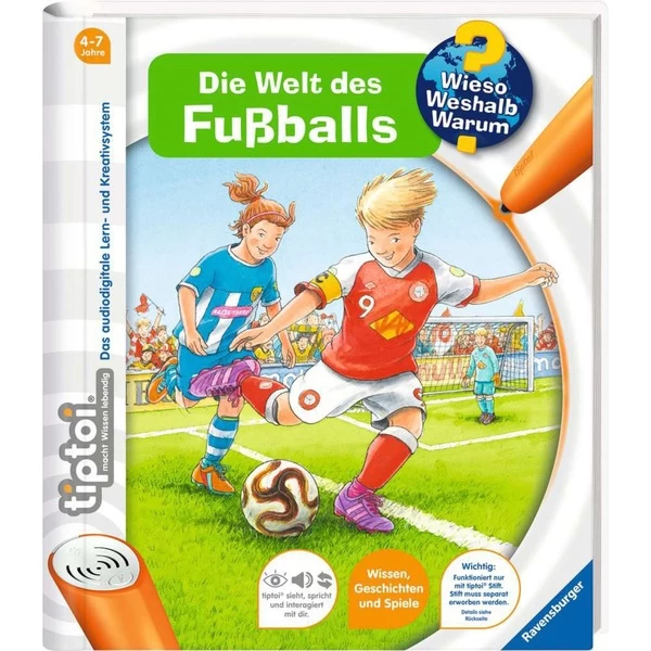 Ravensburger Tiptoi Wieso? Weshalb? Warum? Die Welt Des Fußballs, Lernbuch