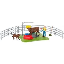 Schleich Farm World Kuh Waschstation, Spielfigur