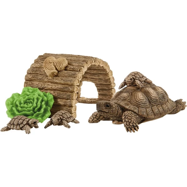 Schleich Wild Life Zuhause Für Schildkröten, Spielfigur
