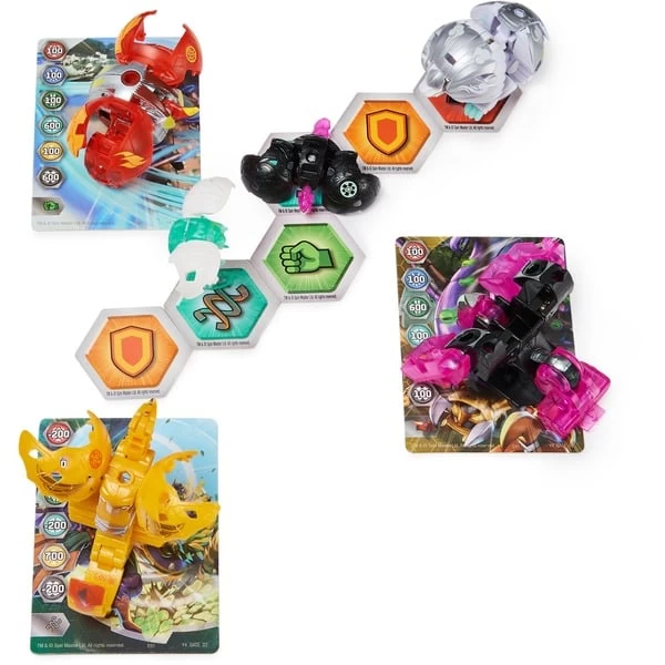 Spin Master Bakugan Evolutions Battle Strike 6er-Pack, Geschicklichkeitsspiel – Bild 2