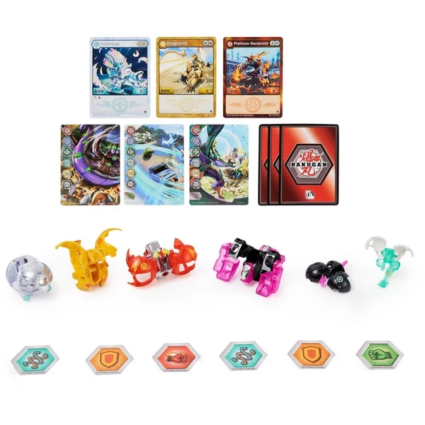 Spin Master Bakugan Evolutions Battle Strike 6er-Pack, Geschicklichkeitsspiel – Bild 3