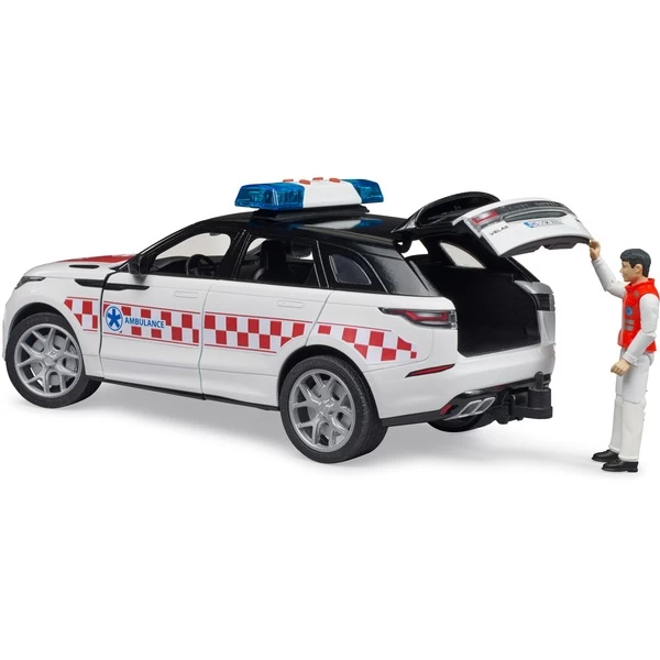 Bruder Range Rover Velar Notarztfahrzeug Mit Fahrer, Modellfahrzeug – Bild 8